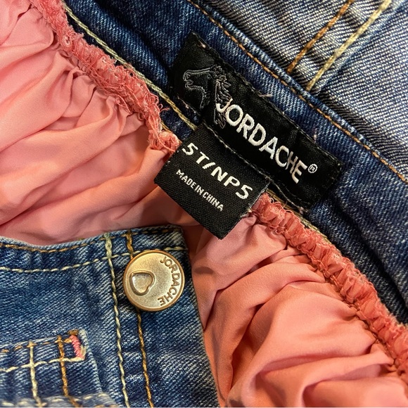 Jordache overall with pink layered skirt. Size 5 - Picture 9 of 10